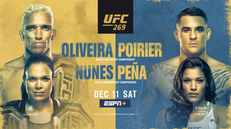 Превю преди UFC 269: Оливейра срещу Порие