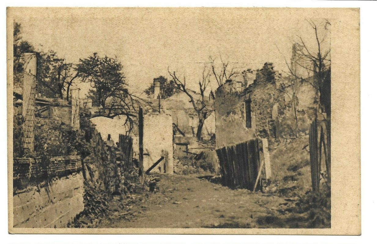 WW2. WÜSTPOHLOM  VELKÁ POLOM - ZERSTÖRTE STADT,.