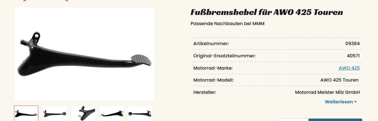 Bremshebel 2