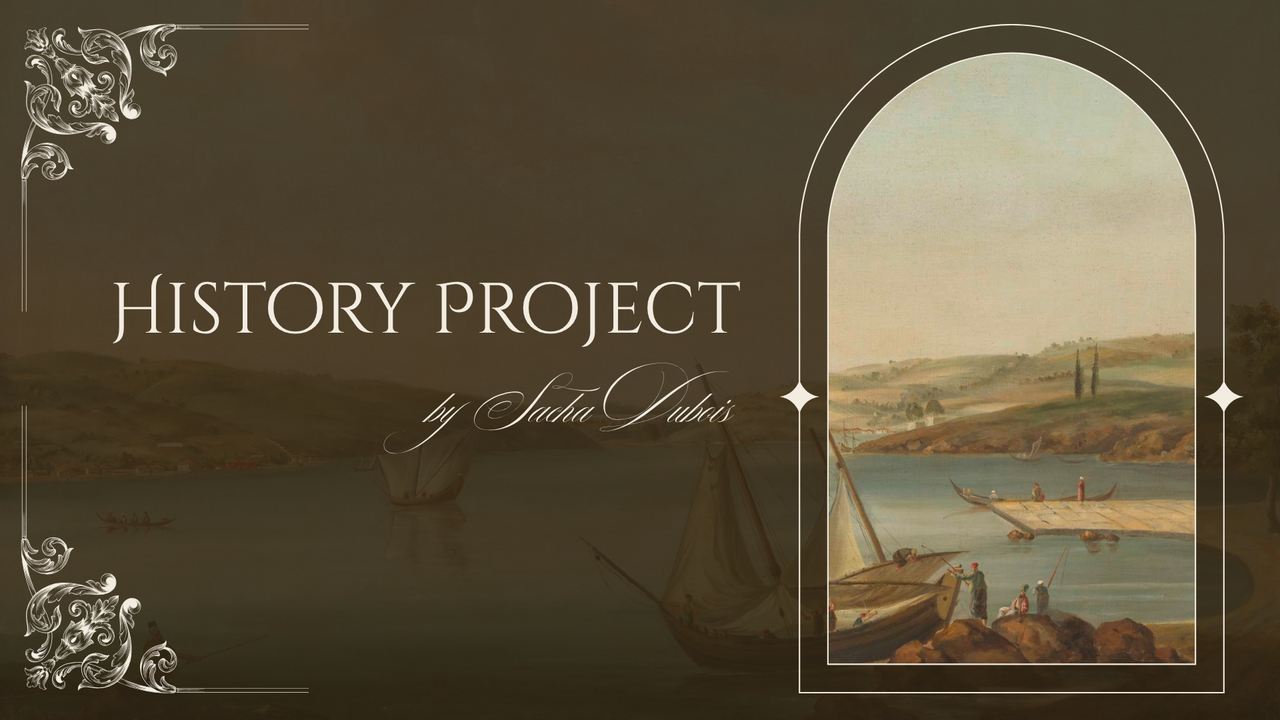 Beige and Brown Vintage Minimalist History Project Presentation