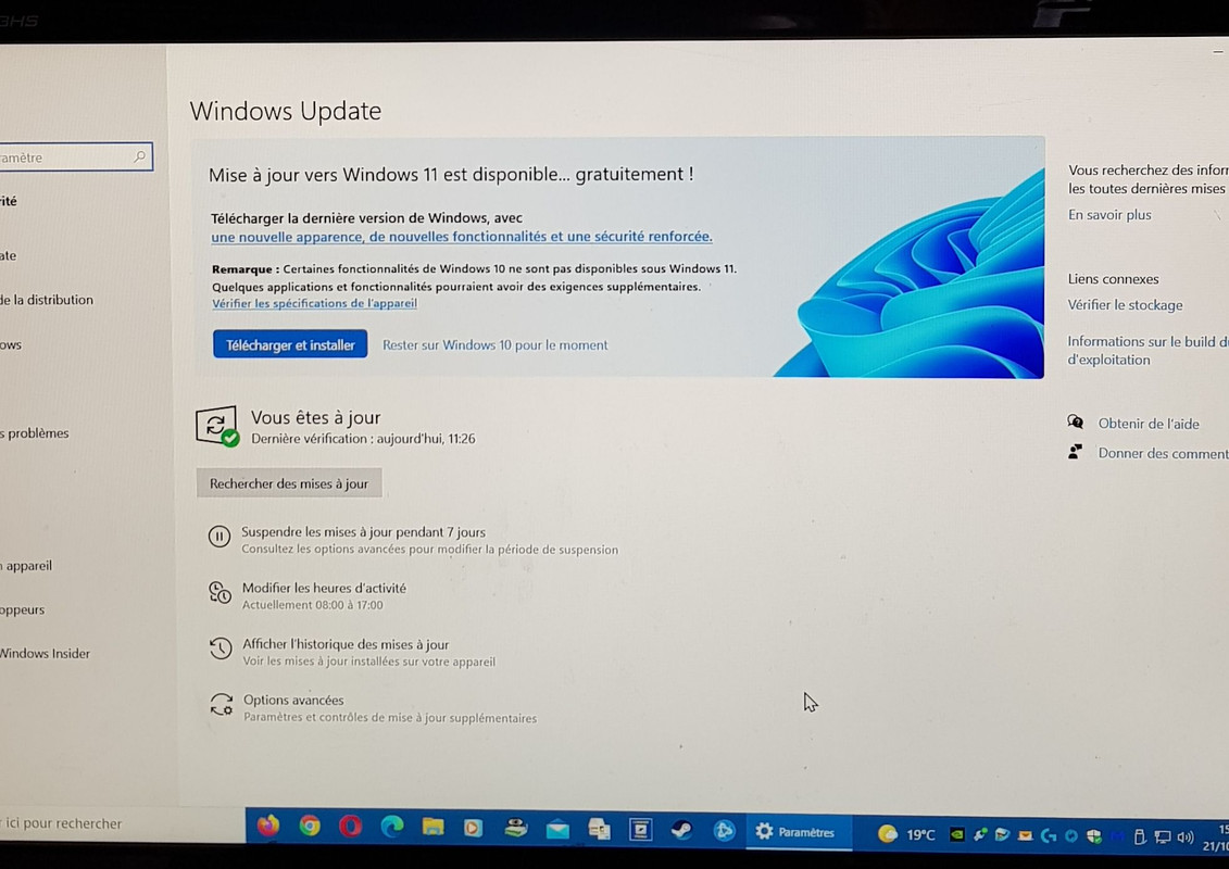 MISE A JOUR WIN 11 QUE FAIRE
