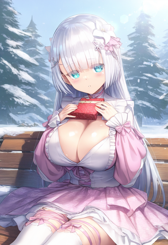 1girl, ks (xephyrks), ohlia, {kobayashi ritz}, reoen, [[liduke]],{{{{snow, chimn s-4275418784