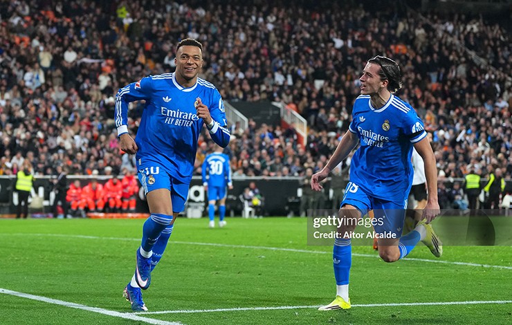 Mbappe ghi 82 bàn sau 90 trận cho Real, theo gót huyền thoại Ronaldo và Puskas