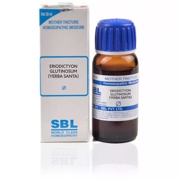 SBL Eriodictyon Glutinosum(Yerba Santa) 1X (Q) (30ml)