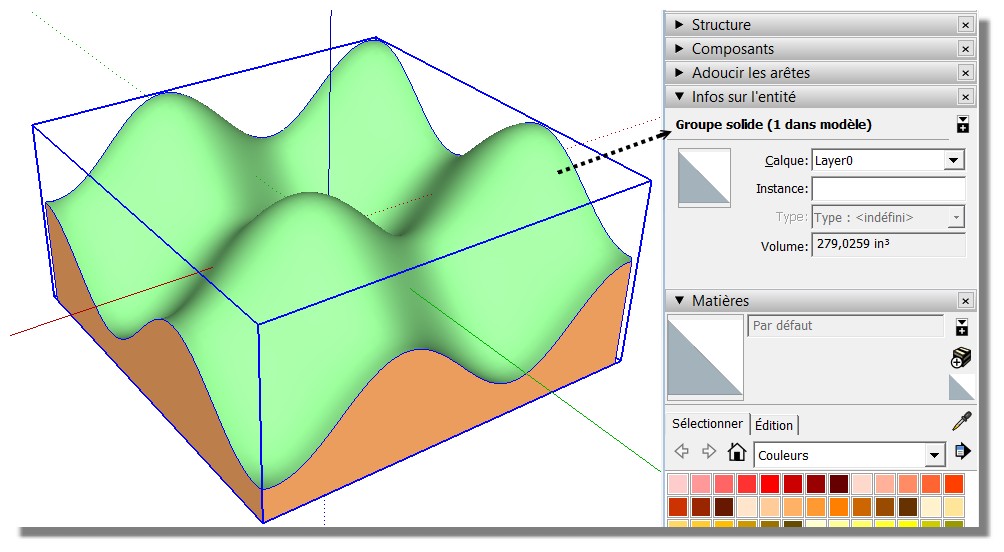  [ SKETCHUP généralité ] Modélisation terrain Topos1