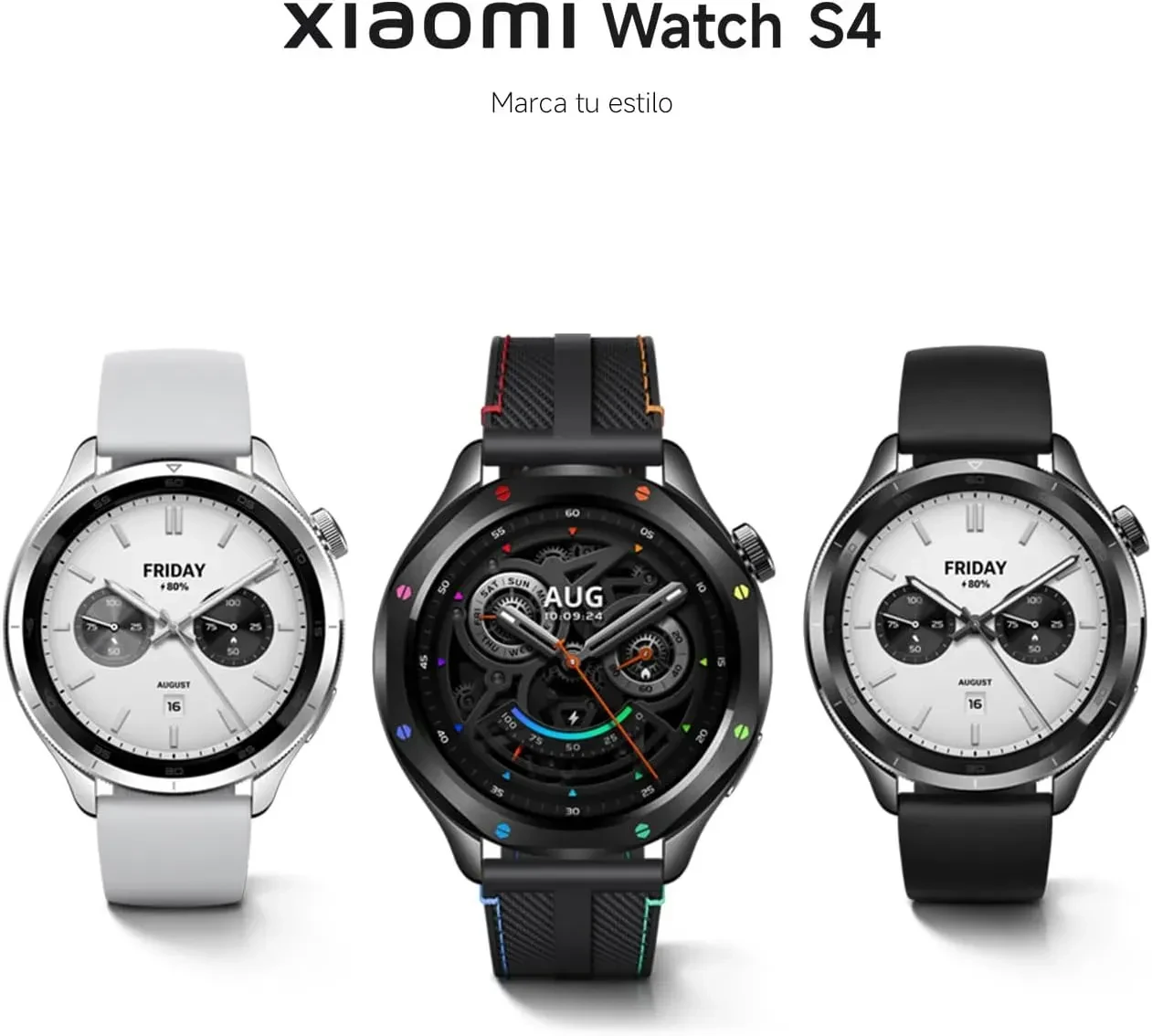 Detalles de la correa y funciones del Xiaomi Watch S4