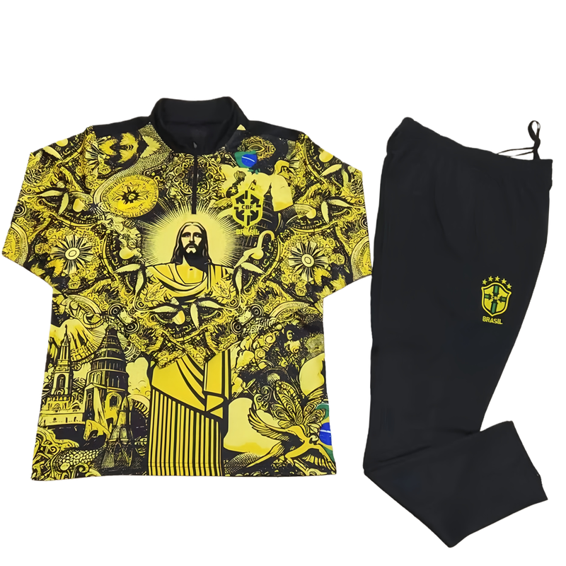 Conjunto de Entrenamiento Brasil Jesus Amarillo 2425