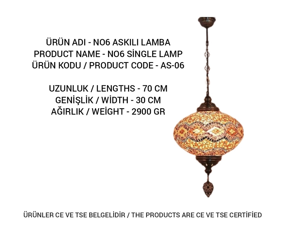 AS-06 mosaic lamp