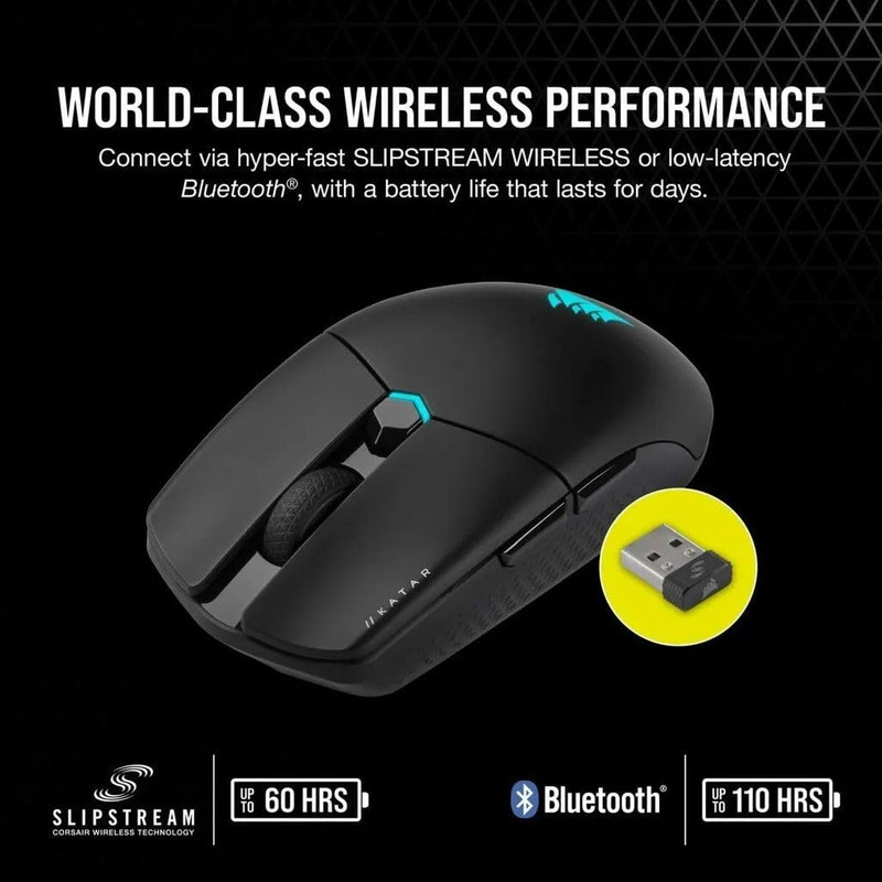 Corsair Katar Elite Wireless Silent Gaming Mouse