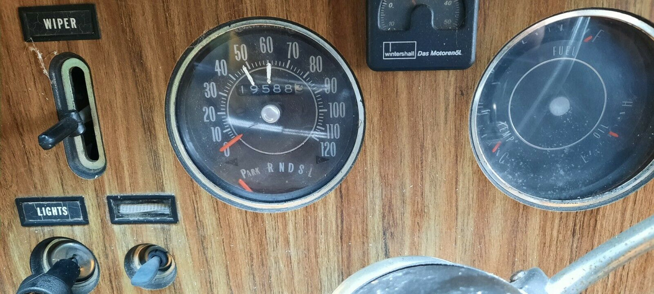 GMC Motorhome gauges