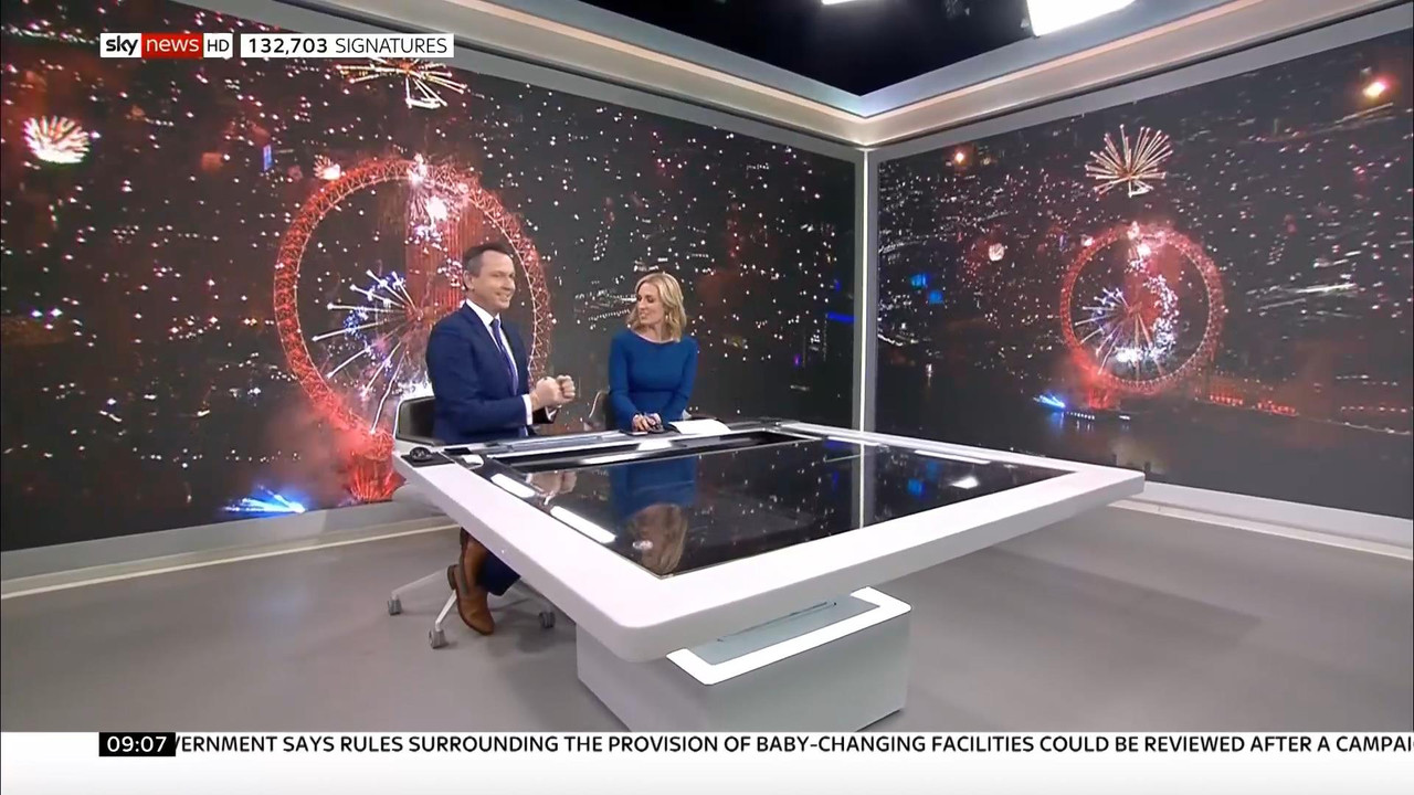 01 January - 09.00.00 - Sunrise. Stephen Dixon and Gillian Josep