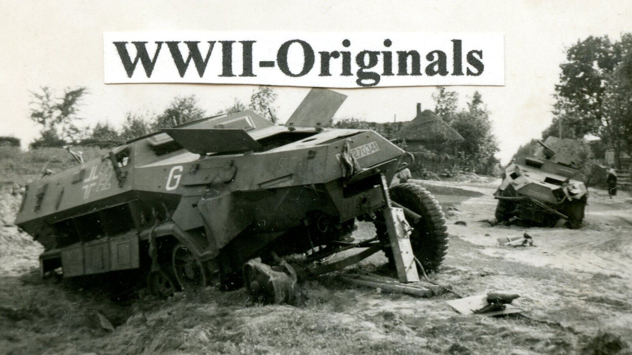 Polen Nowogard Sd.Kfz. 251 Pak Halbkette Panzerjäger Kennung -142- KG Guderian