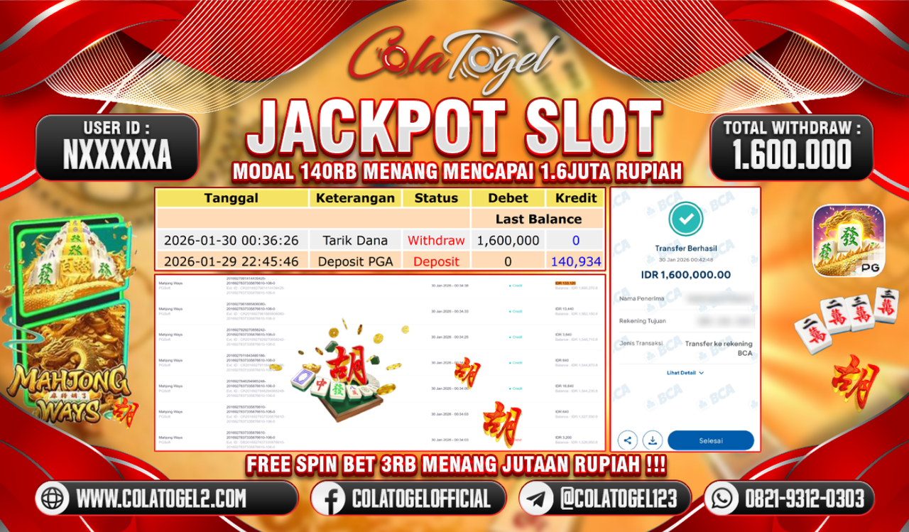 JACKPOT SLOT GACOR!!