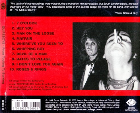 The Quireboys - From Tooting To Barking (1994) [Reissue 2005] Lossless