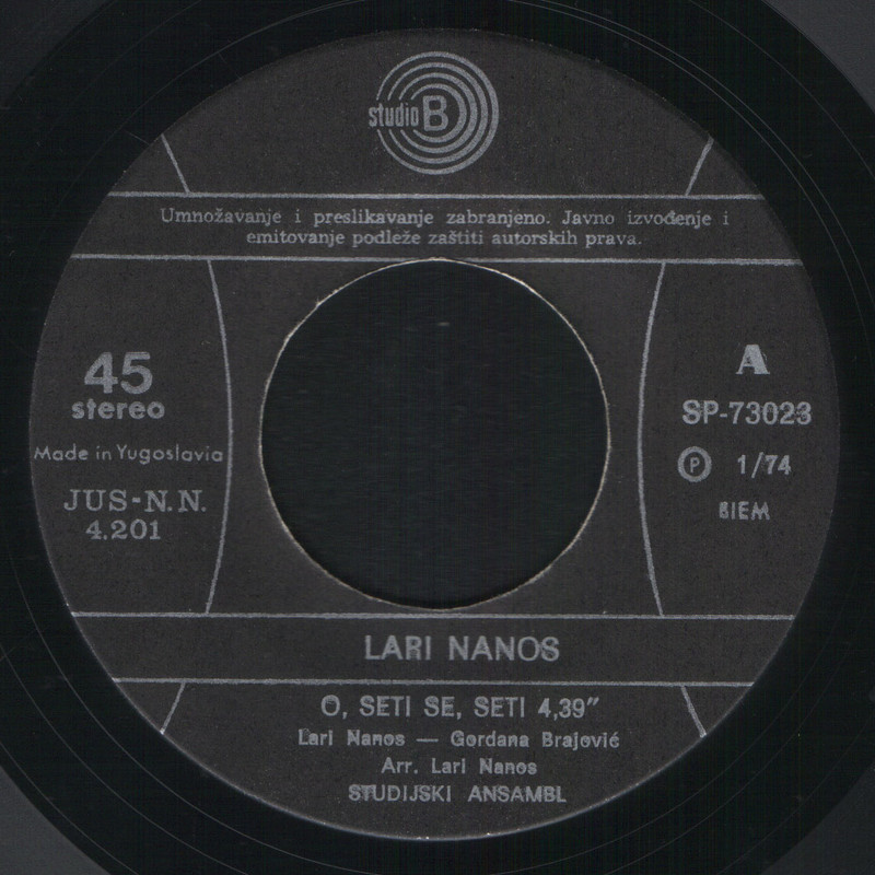 3333Lari Nanos - 1974 O, seti se_vinil1