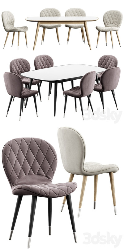 Hiro chair Konyshev HER 042 G Table