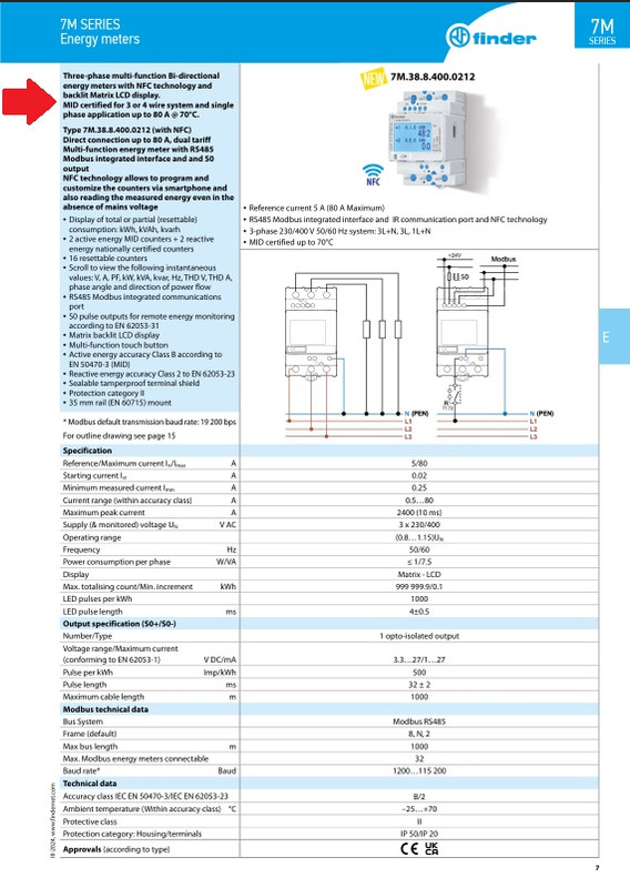 finder datasheet