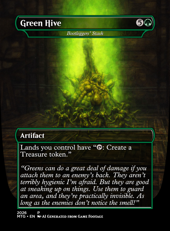 Bootleggers Stash (Green Hive)