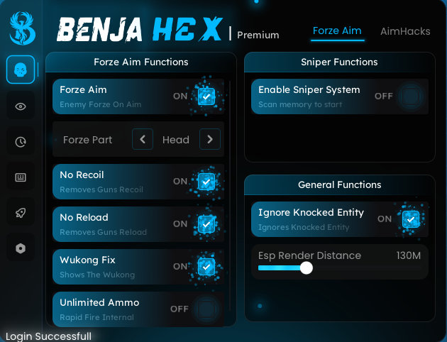 Internal Panel UI