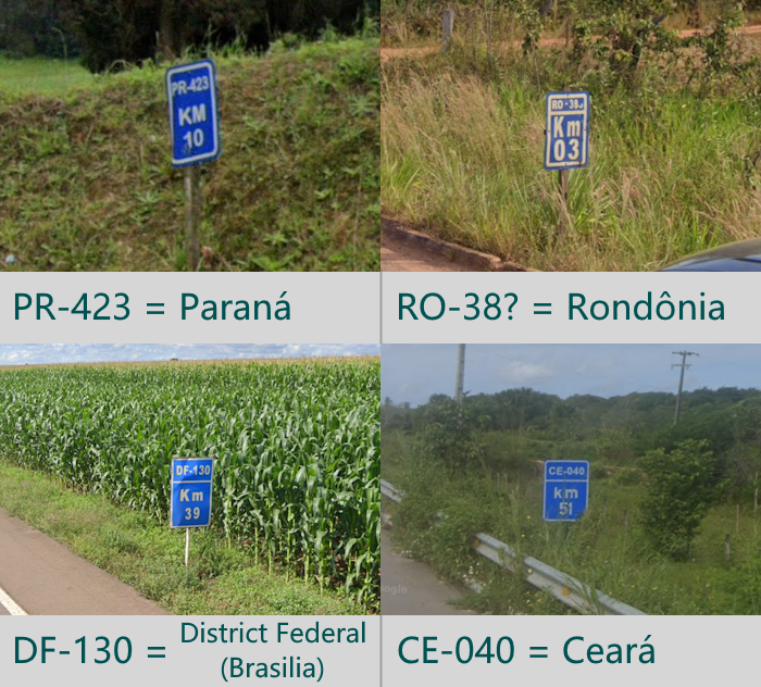 brazil road markings