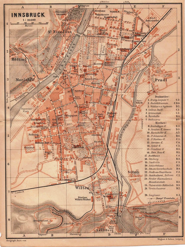 1906 Baedeker Südbayern, Tirol