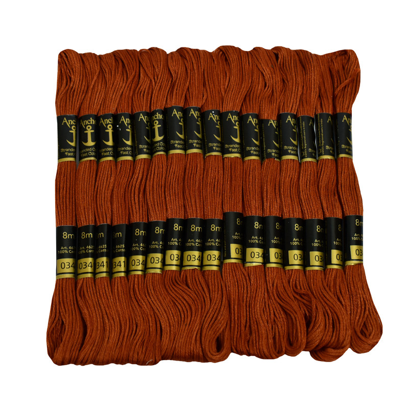Anchor Cross Stitch Threads Stranded Cotton Beautiful Embroidery Floss 25 Skeins - Picture 109 of 156