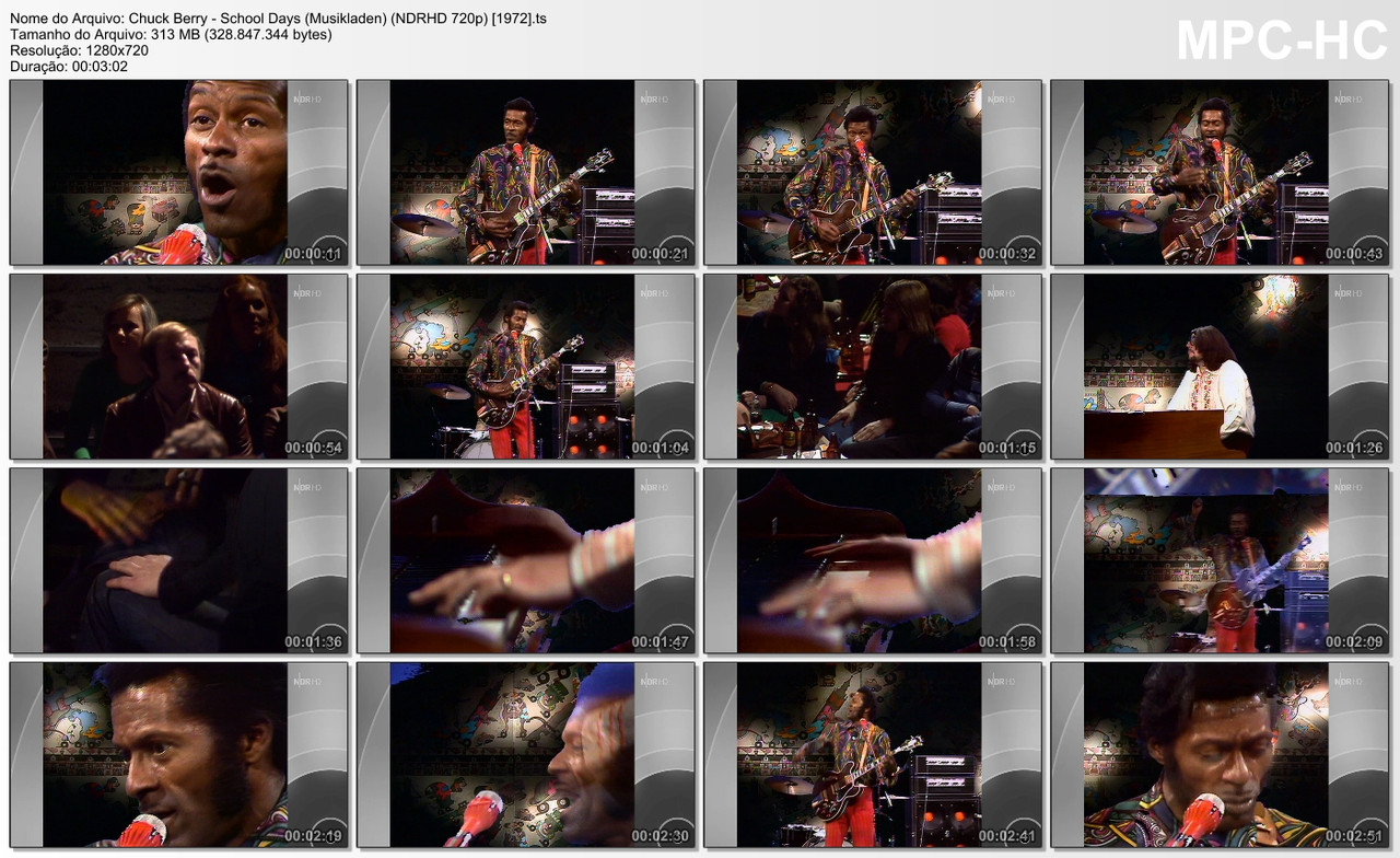 Chuck Berry - School Days (Musikladen) (NDRHD 720p) [1972]