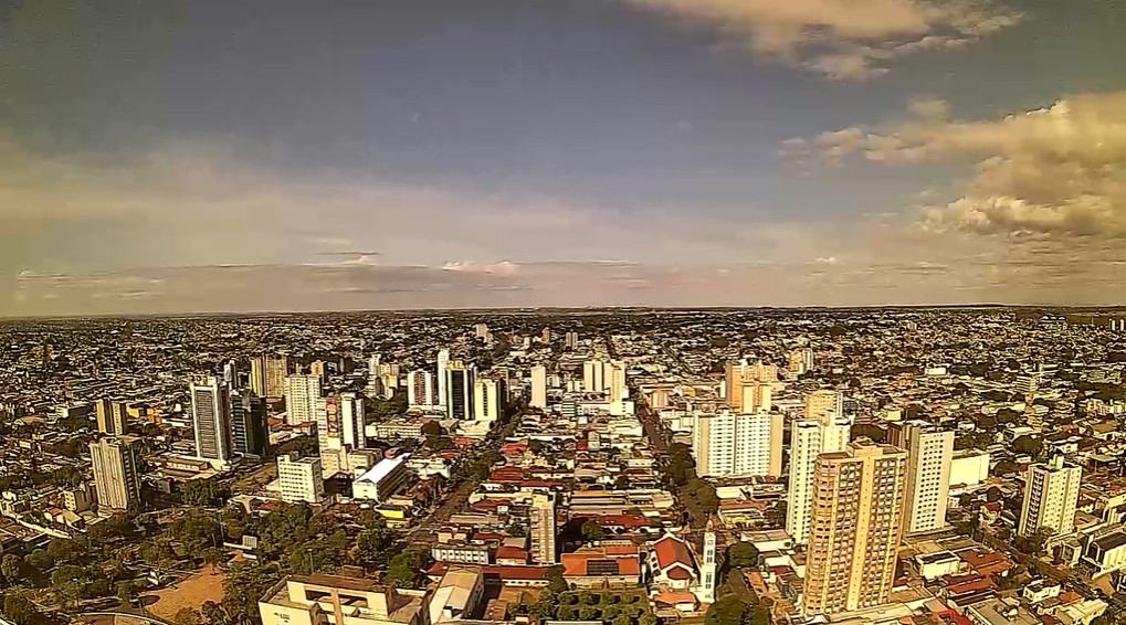 Campo Grande nesta manhã de terça-feira