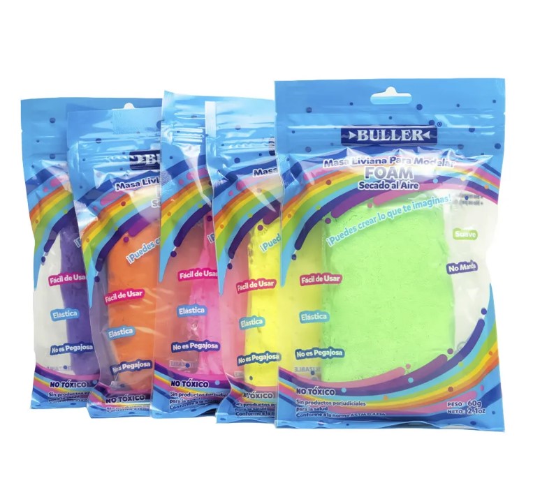 Foamy Moldeable 60g pasta liviana para modelar figuras 3d