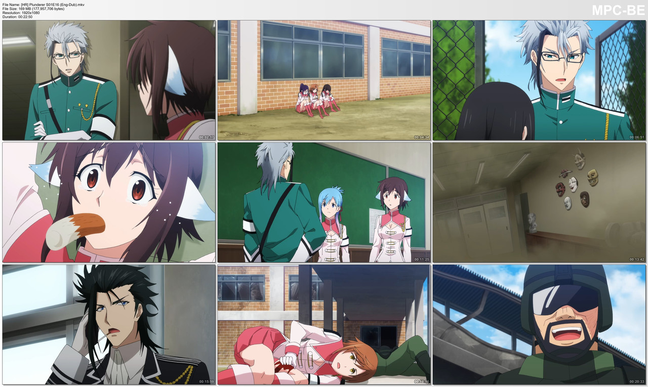 HR Plunderer 16 1080p HEVC English Dub HR GZ DR
