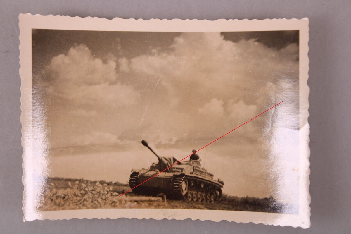 Wehrmacht original Foto Sturmgeschütz Langrohr (1)