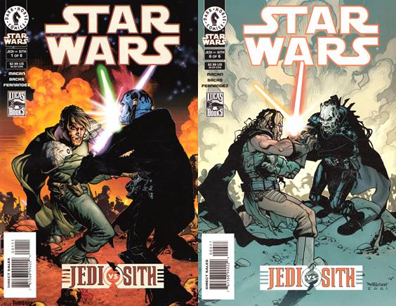 Star Wars - Jedi vs Sith #1-6 (c2c) (2001) Complete