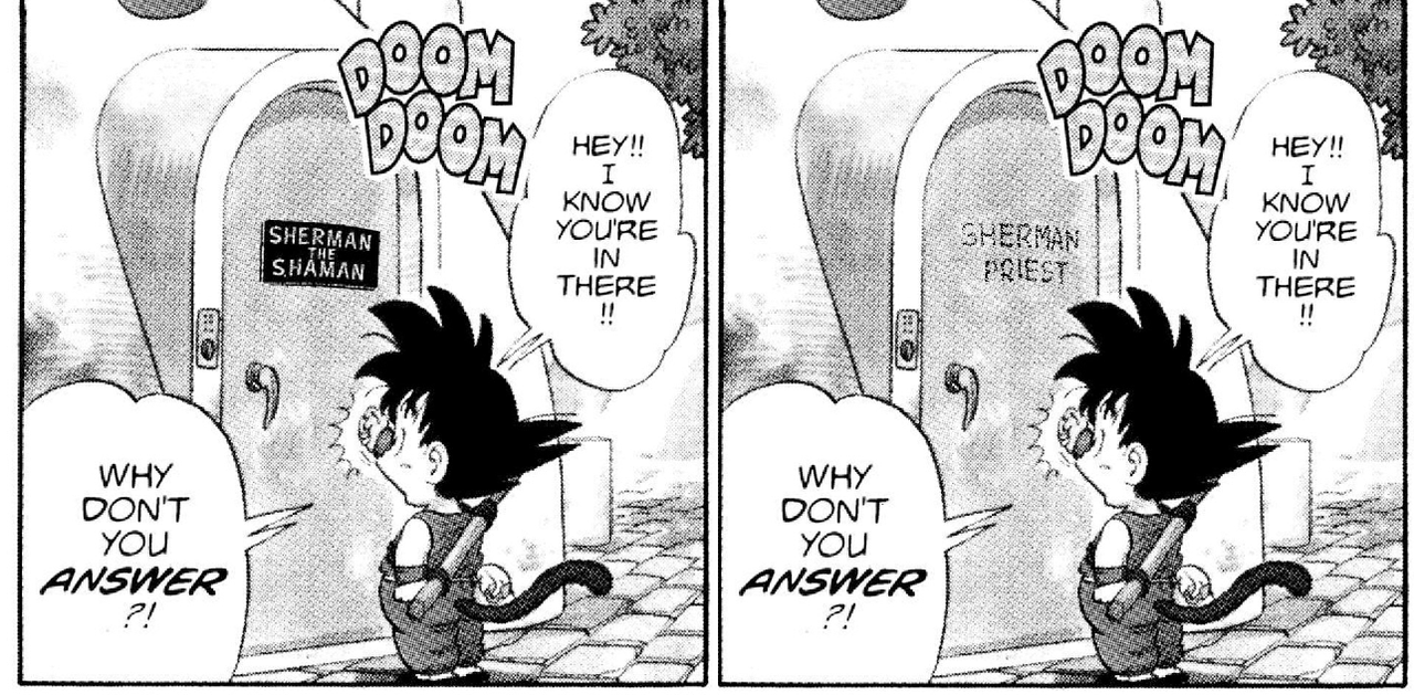 Uncensored dragon ball manga