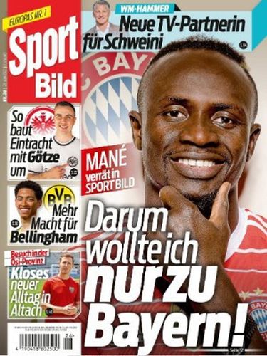 Cover: Sport Bild Magazin No 26 vom 29  Juni 2022