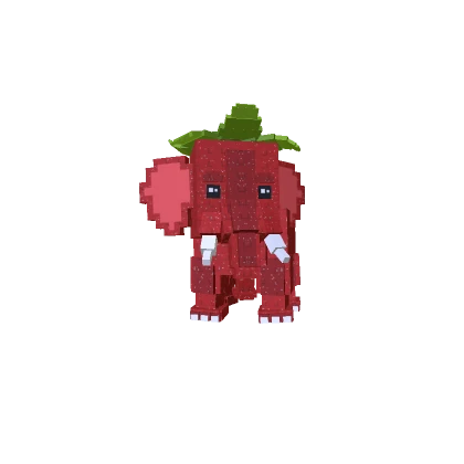 Éléphant à la fraise Medussi