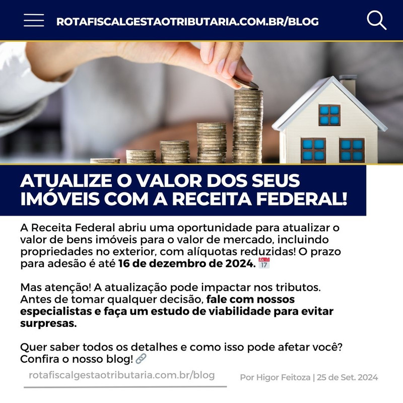 Atualização imóveis