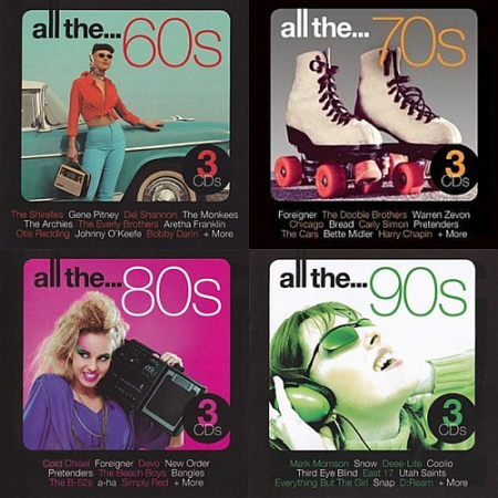VA - All The... 60s 70s 80s 90s (12CD) (2012) MP3