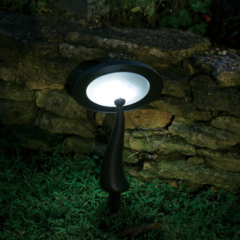 lampa solara ciuperca, lampa solara gradina, lumina LED multicolora, decor solar exterior, lampa LED forma ciuperca, lampa decorativa cu tarus, lampa solara rotativa, lumina ambientala solara, lampa ecologica pentru gradina, iluminat solar decorativ, lampa solara Ø18x27cm, baterie reincarcabila inclusa, fixare tarus plastic, lampa colorata LED solar, lumina solara multicolora gradina, decor exterior cu lampa ciuperca