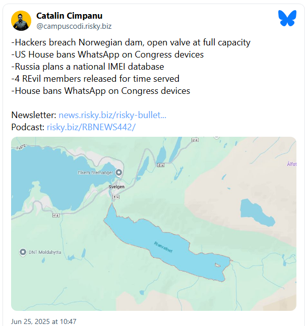 Hacker brechen in Staudamm-Kontrollsystem ein