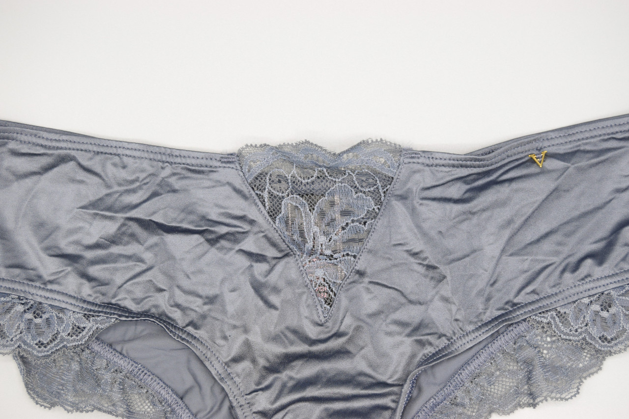 Victoria's Secret Very Sexy Cheeky Panty Small Gray Lace detailed image 2