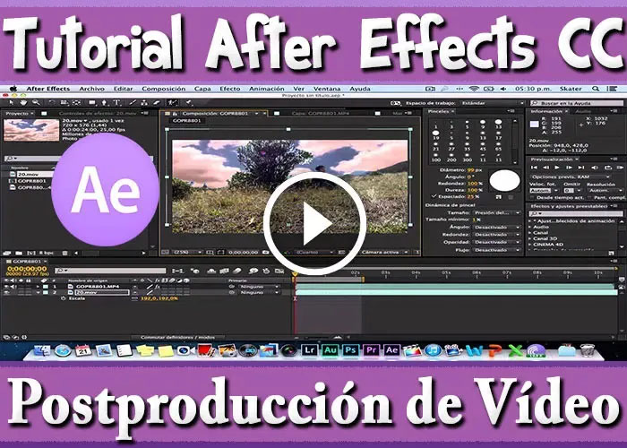 After Effects CC Tutorial Gratis Introducción Conoce el Programa