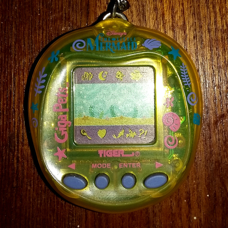 little mermaid clear yellow little mermaid clear yellow