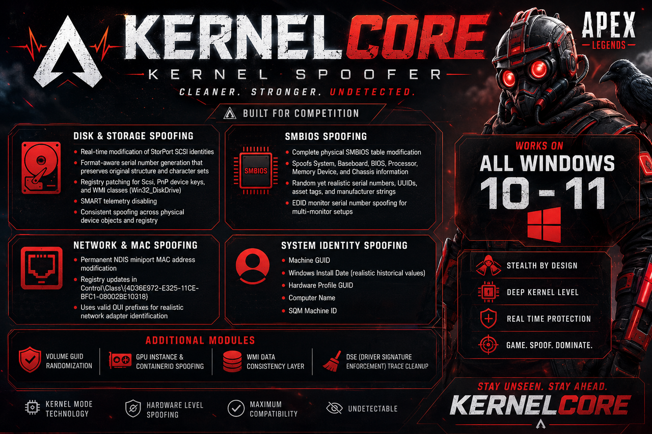 Kernelcorespoofer