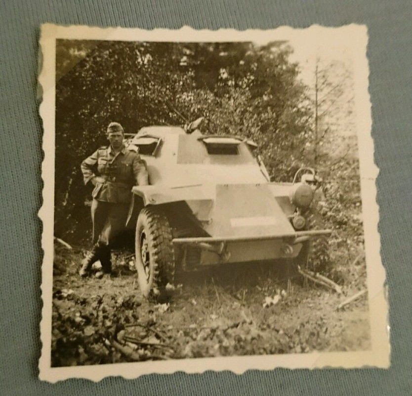 Original Foto 109 Panzer Tank Spähpanzer Beute F