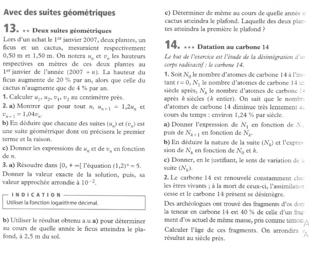 Exercices et corrigés