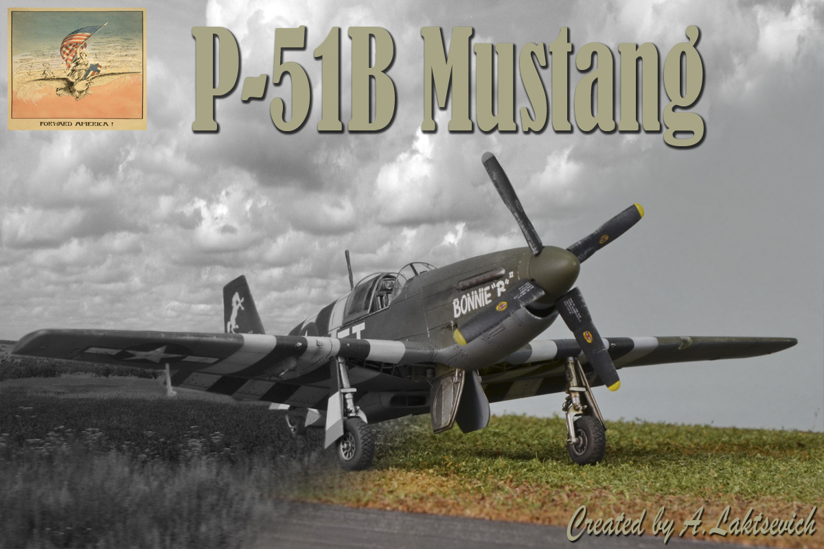 Maquette Plastique Academy 1/72 P-51B Mustang - Avion De Chasse WWII, Kit Neuf
