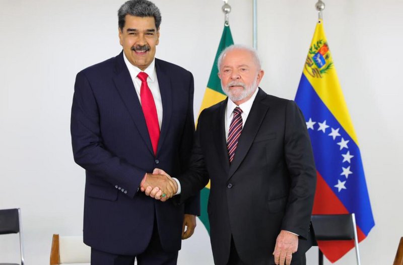 Presidentes Nicolas Maduro y Lula da Silva Nicolas Maduro y Lula da Silva