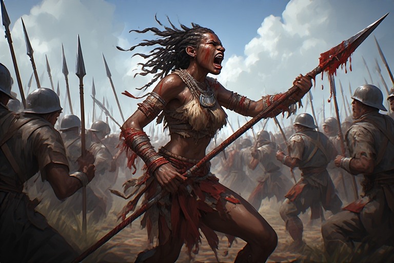 Africa-World-girl-warrior-hold-(11)