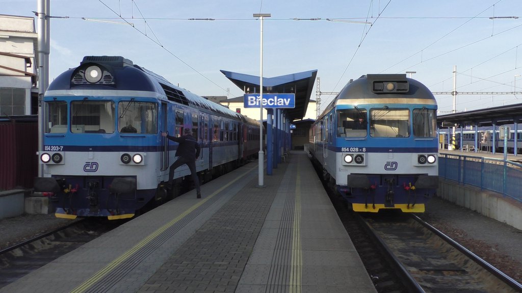 Břeclav,vlaky do Znojma