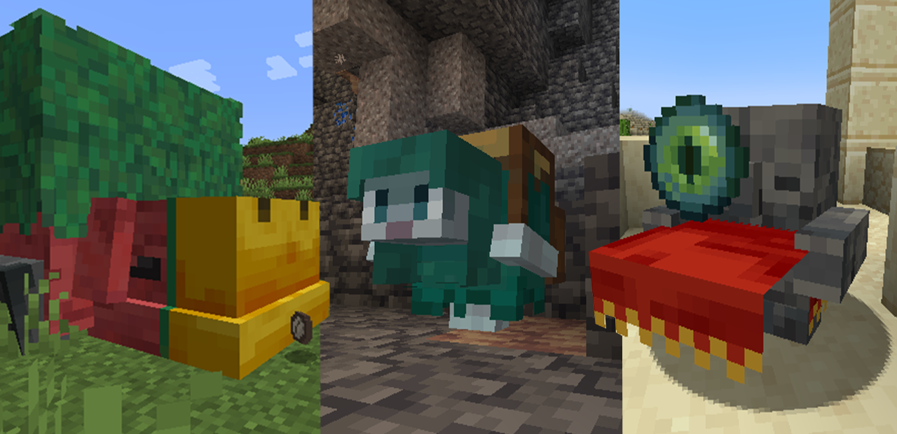 What were the original Minecraft mobs?